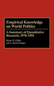 portada Empirical Knowledge on World Politics: A Summary of Quantitative Research, 1970-1991 (in English)
