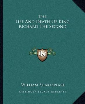 portada the life and death of king richard the second (en Inglés)