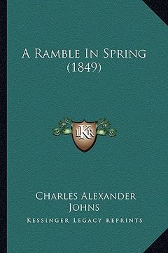portada a ramble in spring (1849) (en Inglés)