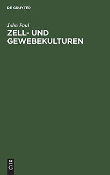 portada Zell- und Gewebekulturen (en Alemán)
