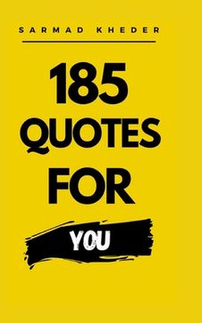portada 185 Quotes for You (in English)