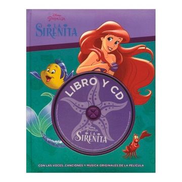portada Disney Libro y cd: La Sirenita