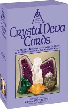 portada crystal deva cards: the mineral kingdom's messages of hope and self-empowerment for the new millennium (44 color cards + book) (en Inglés)