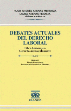 portada Debates Actuales del Derecho Laboral (in Spanish)