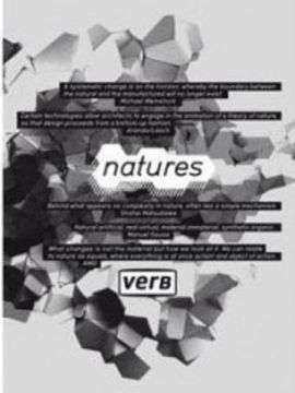 portada Verb Natures (Architecture Boogazine)