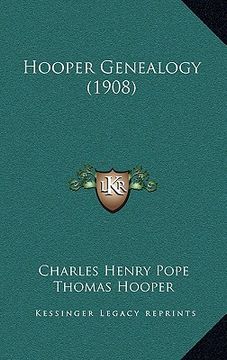 portada hooper genealogy (1908) (in English)