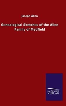 portada Genealogical Sketches of the Allen Family of Medfield (en Inglés)