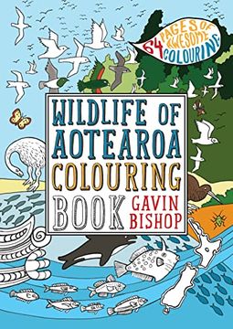 portada Wildlife of Aotearoa Colouring Book (in English)