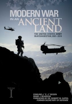 portada Modern War in an Ancient Land: The United States Army in Afghanistan, 2001-2014 Volume I: The United States Army in Afghanistan, 2001-2014 Volume II: (en Inglés)
