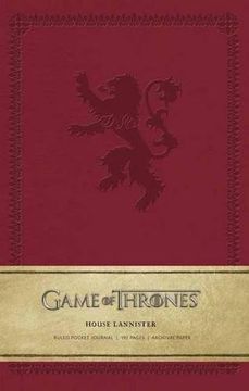 portada Game of Thrones: House Lannister Ruled Pocket Journal 