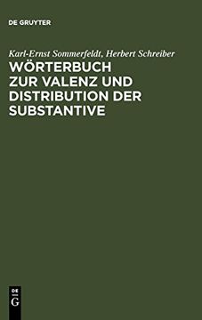 portada Wörterbuch zur Valenz und Distribution der Substantive (en Alemán)