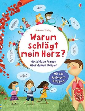 portada Warum Schlägt Mein Herz? 60 Schlaue Fragen Über Deinen Körper (en Alemán)