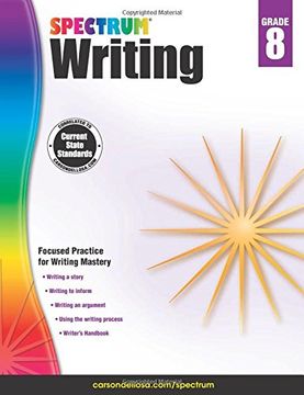 portada Spectrum Writing, Grade 8 (in English)