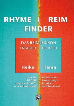 portada Rhymefinder - Reimfinder: Das Reimlexikon. Mehr als 10000 englische Begriffe zum Nachschlagen! Mit deutscher Übersetzung! Geordnet nach Endsilben!