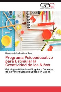 portada programa psicoeducativo para estimular la creatividad de los ni os