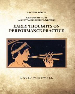 portada Early Thoughts on Performance Practice