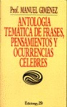 portada antología de frases y ocurrencias célebres (in Spanish)