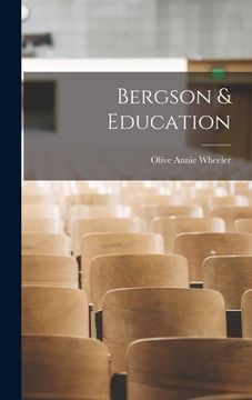 portada Bergson & Education (en Inglés)
