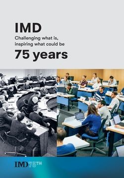 portada IMD 75 years: Challenging what is, inspiring what could be (en Inglés)