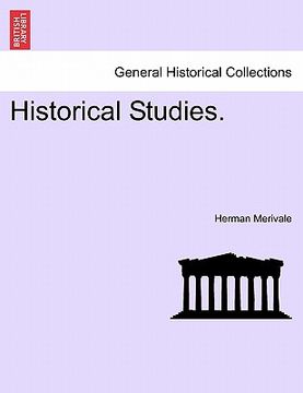 portada historical studies. (en Inglés)