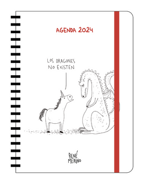 portada Agenda Anual Semanal 2024 René Merino