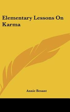 portada elementary lessons on karma