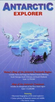 portada Antarctic Explorer [Japanese]: Visitor's Map of the Antarctic Peninsula Region and map of the Antarctic Continent (Ocean Explorer Maps)
