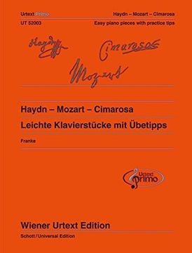 portada Leichte Klavierstucke mit Ubetips Piano (Wiener Urtext Primo) (en Inglés)