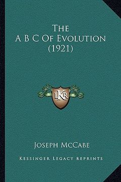 portada the a b c of evolution (1921)