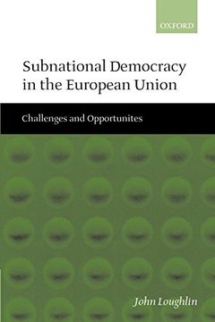 portada Subnational Democracy in the European Union: Challenges and Opportunities (en Inglés)