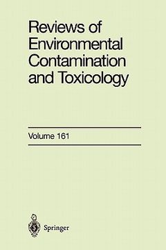 portada reviews of environmental contamination and toxicology 161 (en Inglés)