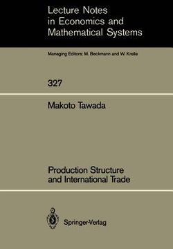 portada production structure and international trade (en Inglés)