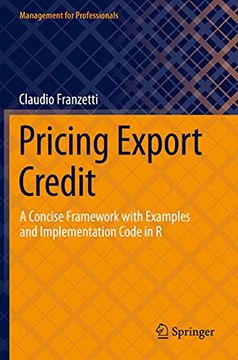 portada Pricing Export Credit: A Concise Framework with Examples and Implementation Code in R (en Inglés)
