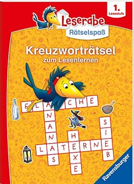 portada Ravensburger Leserabe Rätselspaß - Kreuzworträtsel zum Lesenlernen - 1. Lesestufe für Leseanfänger (en Alemán)