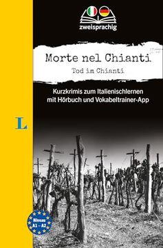 portada Langenscheidt Krimi Zweisprachig Italienisch - Morte nel Chianti - tod im Chianti (A1/A2)