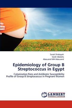 portada epidemiology of group b streptococcus in egypt