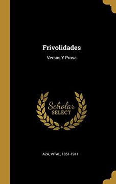 portada Frivolidades: Versos y Prosa
