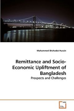 portada remittance and socio-economic upliftment of bangladesh (in English)