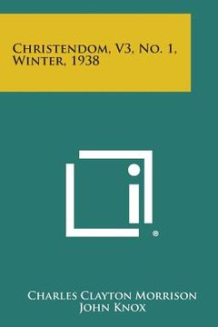 portada Christendom, V3, No. 1, Winter, 1938 (in English)