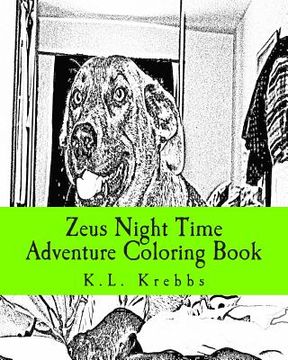portada Zeus Night Time Adventure Coloring Book (in English)