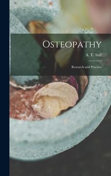 portada Osteopathy: Research and Practice (in English)