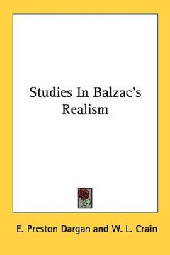 portada studies in balzac's realism (en Inglés)