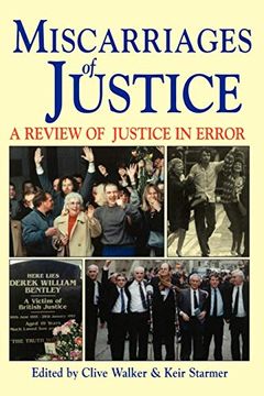 portada Miscarriages of Justice (a Review of Justice in Error) (in English)