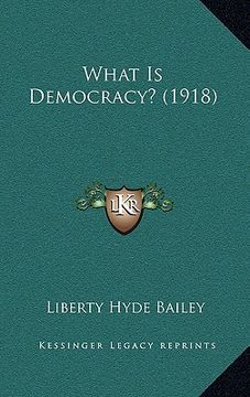 portada what is democracy? (1918)