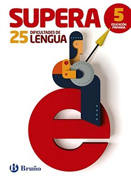 portada Supera las 25 dificultades de Lengua 5º: Edición 2015 (Castellano - Material Complementario - Supera Las Dificultades)