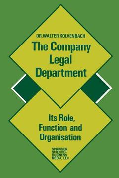 portada the company legal department (en Inglés)