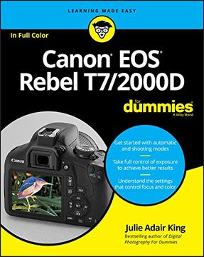 portada Canon eos Rebel t7 (en Inglés)