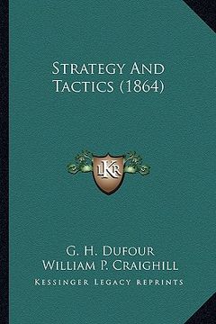 portada strategy and tactics (1864) (en Inglés)