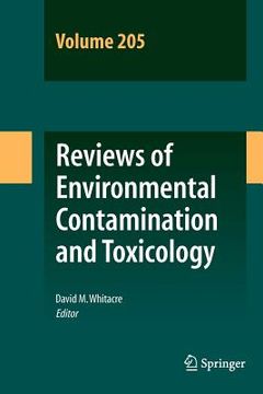 portada reviews of environmental contamination and toxicology volume 205 (en Inglés)