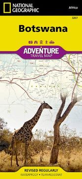 portada Botswana (National Geographic Adventure Map) (en Inglés)